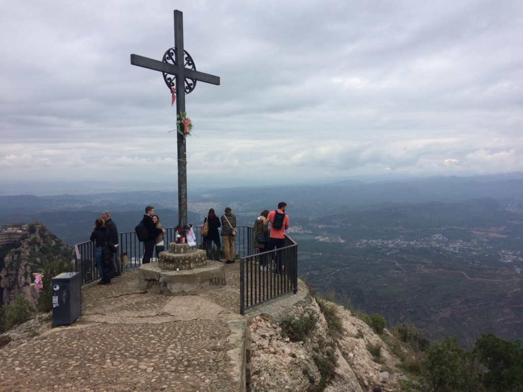 En la cima de Montserrat